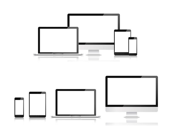 Электронные устройства, векторный шаблон веб-дизайна с ноутбуком, планшетом, смартфоном, компьютером. Плоский дизайн, векторная иллюстрация на заднем плане
.