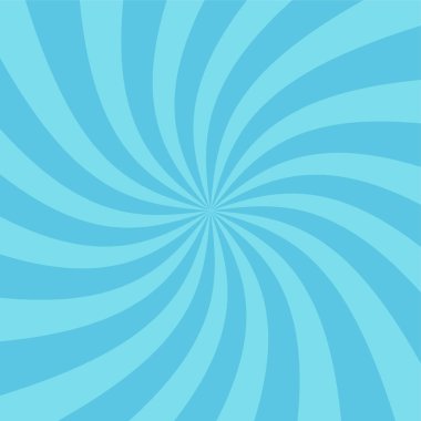 Radyal desen dönen arka plan yıldız. Girdap yıldız patlaması spiral burgu Meydanı. Helix döndürme ışınları. Eğlenceli güneş ışık ışınları. Vektör çizim.