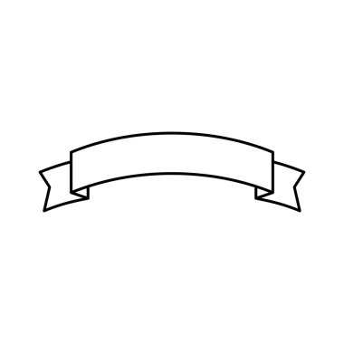 Düz vektör şeritler afiş düz beyaz arka plan, İllüstrasyon izole.