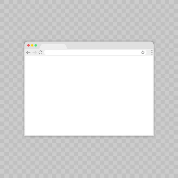 Navegador window.Web navegador em estilo plano. Janela conceito navegador de internet. Design de tela Mockup. Conceito de ilustração vetorial . — Vetor de Stock