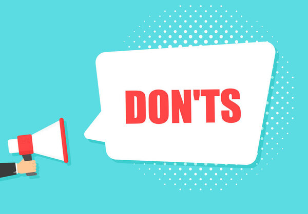 Мужская рука держит мегафон с пузырём речи. Громкоговоритель. Баннер для бизнеса, маркетинга и рекламы. Векторная иллюстрация
.