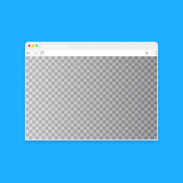 Браузер window Web browser в плоском стиле. Концепция окна интернет-браузера. Дизайн макета экрана. Концепция векторной иллюстрации . — стоковый вектор