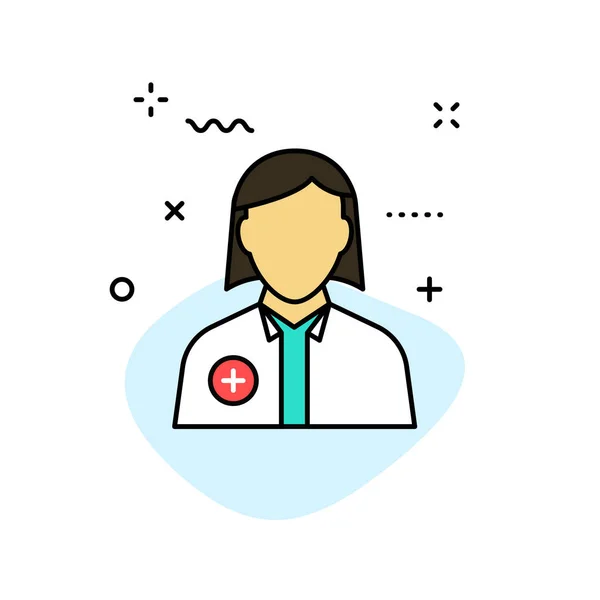 Iconos web médicos y de salud en estilo de línea. Medicina y Salud, RX, infografía. Ilustración vectorial . — Archivo Imágenes Vectoriales