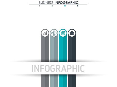 İş verileri, grafik. Grafiğin soyut öğeleri, 3,4,5,6,7,8 adımlı diyagram, strateji, seçenekler, parçalar veya süreçler. Sunu için vektör iş şablonu. Bilgi grafiği için yaratıcı konsept.