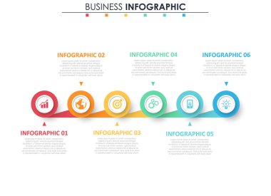 İş verileri görselleştirme. İşlem grafiği. Grafiğin soyut öğeleri, 3,4,5,6,7,8 adımlı diyagram, seçenekler, parçalar veya işlemler. Sunu için vektör iş şablonu. Bilgi grafiği için yaratıcı konsept.