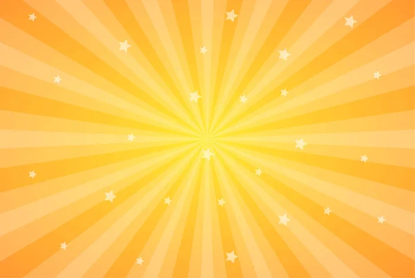 Ilustração do vetor de raios solares. Raios de fundo. Sun ray tema papel de parede abstrato. Elementos de design em estilo vintage. Banner da Web. Ilustração vetorial . — Vetor de Stock