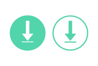 Maliyet azaltma simgesi ve simge koleksiyonu kümesi indirin. Görüntü beyaz arka plan üzerinde izole. Vektör çizim.