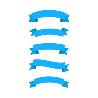 Kurdele vektör simgesi beyaz arka plan üzerinde ayarlayın. Afiş Aksesuar ve Hediyelik şekiller illüstrasyon izole. Noel etiket ve dekorasyon app ve web için. Etiket, rozet ve sınır koleksiyonu.