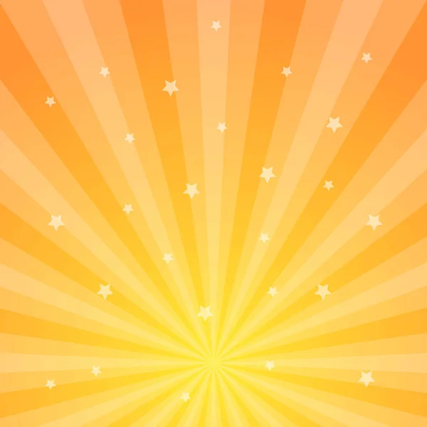 Ilustração do vetor de raios solares. Raios de fundo. Sun ray tema papel de parede abstrato. Elementos de design em estilo vintage. Banner da Web. Ilustração vetorial . — Vetor de Stock