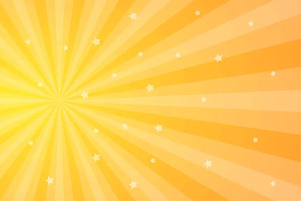 Solen strålar vektor illustration. Strålar bakgrund. Sun ray tema abstrakt tapet. Designelement i vintagestil. Web banner. Vektorillustration. — Stock vektor