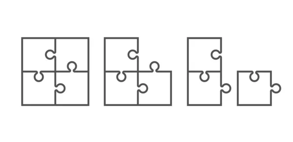 Vetor de ícone de quebra-cabeça, sinal plano, pictograma sólido isolado no branco. Ilustração do vetor logotipo . — Vetor de Stock