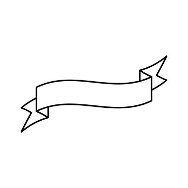 Düz vektör şeritler afiş düz beyaz arka plan, İllüstrasyon izole.