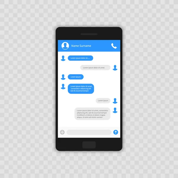 Template chat app Bootstrap Chat