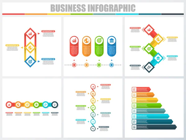 Soyut infographics sayı seçenekleri şablon 3, 4, 5, 6, 7, 8. Vektör illüstrasyon. İş akışı düzeni, diyagram, strateji iş adım seçenekleri, banner ve web tasarım seti için kullanılabilir. — Stok Vektör