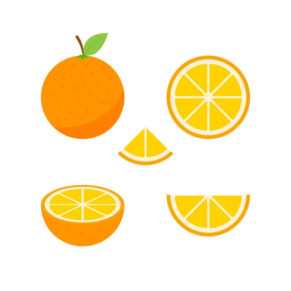 Conjunto de frutas e bagas. Fruta de verão. Fruta maçã, pêra, morango, laranja, pêssego, ameixa, banana, melancia, abacaxi kiwi limão Coleção vetorial de frutas. Ilustração vetorial . — Vetor de Stock