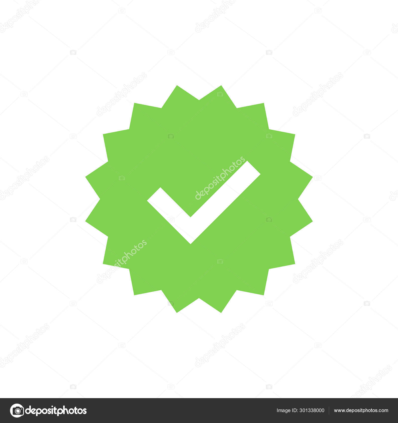 Check Mark Icons Green Tick And Red Cross Logo Verified Checkmark Emoji  Verification Badge Verified Account Symbol Similar To Twitter Stock  Illustration - Download Image Now - iStock