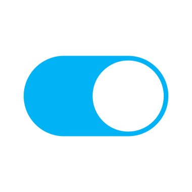 Gerçekçi anahtarı iki durumlu düğmeler, küme veya ağaç kaydırıcıları açık ve kapalı pozisyon vektör çizim.