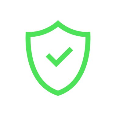 Onaylı simge. Profil Doğrulama. Rozeti kabul et. Kalite simgesi. Onay işareti. Kene ile etiket. Onay işareti veya kırmızı haç. Vektör çizimi.