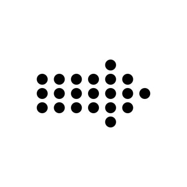 Ok büyük siyah simge. Ok simgesi. Imleç. Modern basit oklar. Vektör çizimi.