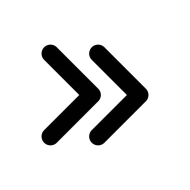 Ok büyük siyah simge. Ok simgesi. Imleç. Modern basit oklar. Vektör çizimi.