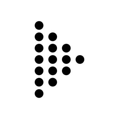 Ok büyük siyah simge. Ok simgesi. Imleç. Modern basit oklar. Vektör çizimi.