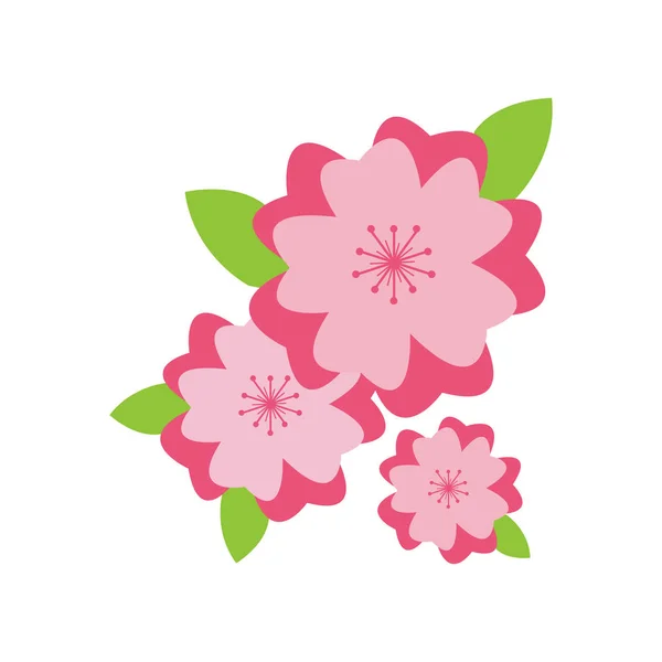 Iconos de flores. Tarjetas de felicitación. Pegatinas y etiquetas. Día de las Madres, Día de la Mujer . — Vector de stock