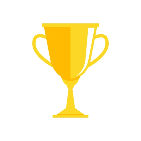 Award och Trophy Cup-ikonen. Guld-kuper för vinnarear och andra sporttrofé. Gyllene belöning. Vinn utmärkelser. Trophy medaljer. Vektor illustration. — Stock vektor