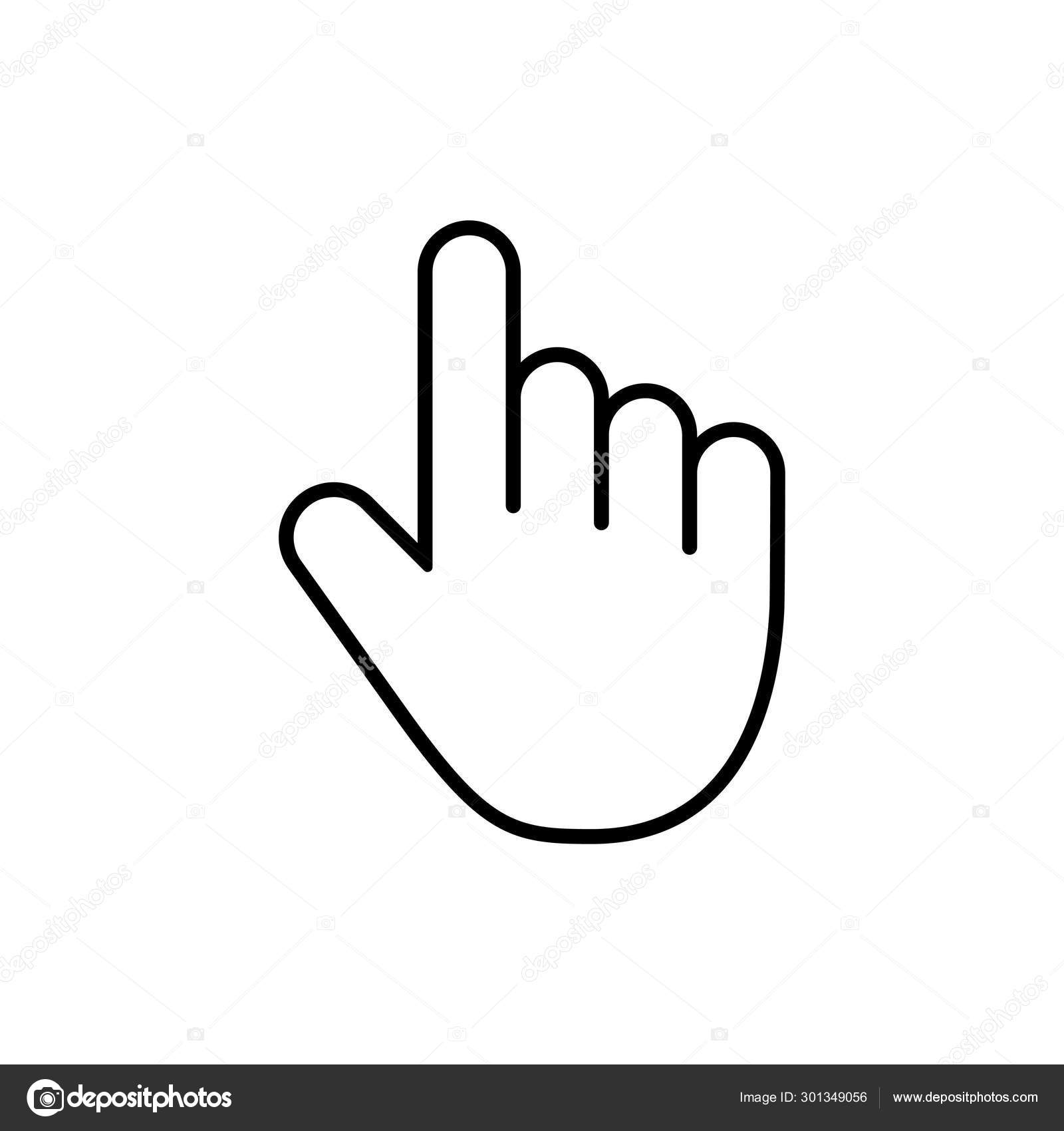Computer Mouse Click Cursor Gray Arrow Icon And Loading Icons