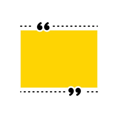 Simge vektör tırnak. Quotemarks anahat, konuşma işaretleri, ters virgül veya koleksiyon işaretler konuşmayı. Vektör hat sanat illüstrasyon izole beyaz arka plan üzerinde.