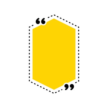 Simge vektör tırnak. Quotemarks anahat, konuşma işaretleri, ters virgül veya koleksiyon işaretler konuşmayı. Vektör hat sanat illüstrasyon izole beyaz arka plan üzerinde.