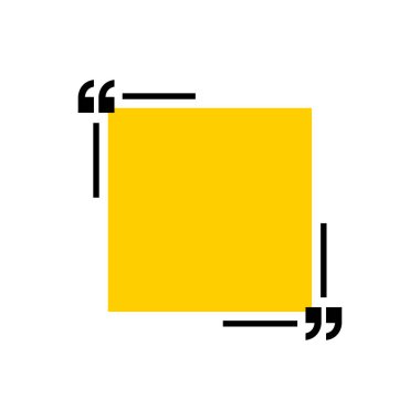 Simge vektör tırnak. Quotemarks anahat, konuşma işaretleri, ters virgül veya koleksiyon işaretler konuşmayı. Vektör hat sanat illüstrasyon izole beyaz arka plan üzerinde.