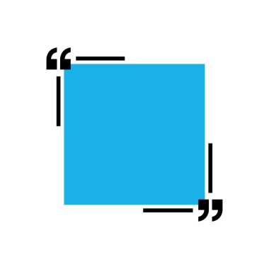 Simge vektör tırnak. Quotemarks anahat, konuşma işaretleri, ters virgül veya koleksiyon işaretler konuşmayı. Vektör hat sanat illüstrasyon izole beyaz arka plan üzerinde.