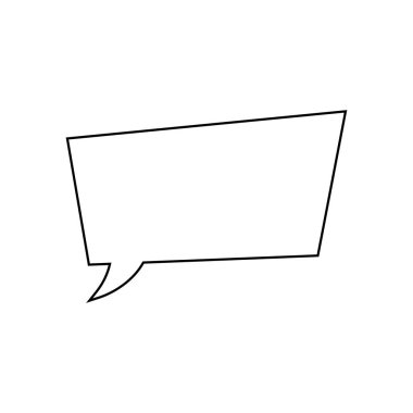 Konuşma baloncukları. Retro boş komik baloncuklar. Etiketler. Vektör çizimi.