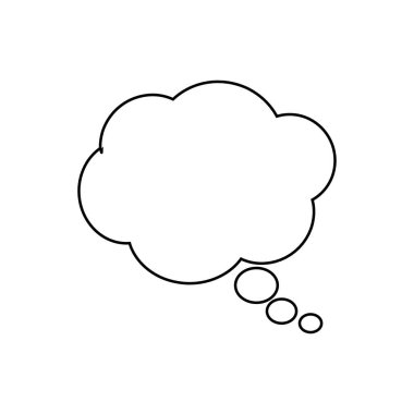 Konuşma baloncukları. Retro boş komik baloncuklar. Etiketler. Vektör çizimi.