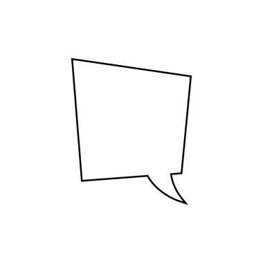 Konuşma baloncukları. Retro boş komik baloncuklar. Etiketler. Vektör çizimi.