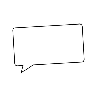 Konuşma baloncukları. Retro boş komik baloncuklar. Etiketler. Vektör çizimi.