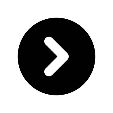 Ok büyük siyah simge. Ok simgesi. Imleç. Modern basit oklar. Vektör çizimi.