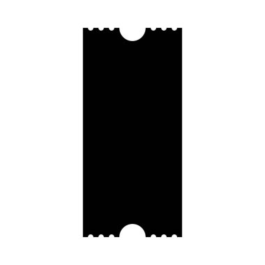 Bilet şablonları. Konser bileti, kupon. Vektör çizimi.