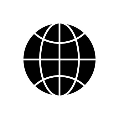 Çizgi tarzında Küre ve dünya gezegeni web simgeleri. Seyir Ekipmanları, Dünya Gezegeni, Uçak, Harita. Vektör çizimi.