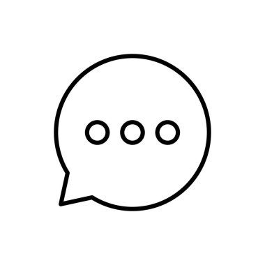 En iyi sohbet konuşma kabarcık simgesi. İleti şablonu, sohbet kutuları simgelerini baloncuklar. Sohbet, baloncuk, konuşma, mesaj. Vektör çizimi.