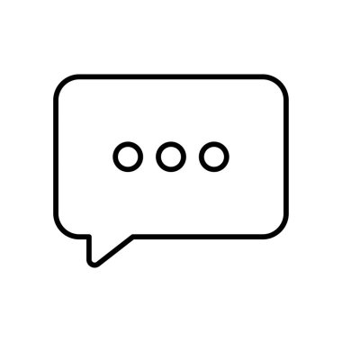 En iyi sohbet konuşma kabarcık simgesi. İleti şablonu, sohbet kutuları simgelerini baloncuklar. Sohbet, baloncuk, konuşma, mesaj. Vektör çizimi.