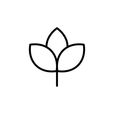 Ağaç simgesi. Yeşil bitkilerin, ormanın simgesi. Ağaçlar çizimler. Doğa. Vektör çizimleri.