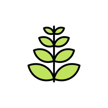 Ağaç simgesi. Yeşil bitkilerin, ormanın simgesi. Ağaçlar çizimler. Doğa. Vektör çizimleri.