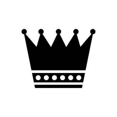 Quolity taçlar. Kraliyet Crown simgesi. Vintage taç. Vektör çizimi.