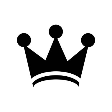 Quolity taçlar. Kraliyet Crown simgesi. Vintage taç. Vektör çizimi.