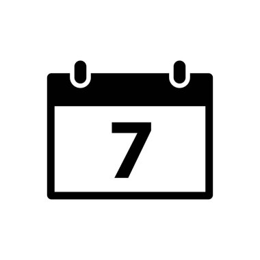 Takvim simgeleri. Zaman ve mevsimler. Gün, Hafta, Ay, Yıl Vektör illüstrasyon.