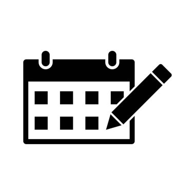 Takvim simgeleri. Zaman ve mevsimler. Gün, Hafta, Ay, Yıl Vektör illüstrasyon.