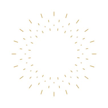 Sunburst simgesi. Sunburst en iyi kalite. Yıldız, havai fişek patlaması, logo, amblem, etiket. Web afişi. Vektör İllüstrasyonu.