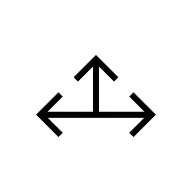 Ok büyük siyah simge. Ok simgesi. Imleç. Modern basit oklar. Vektör çizimi.