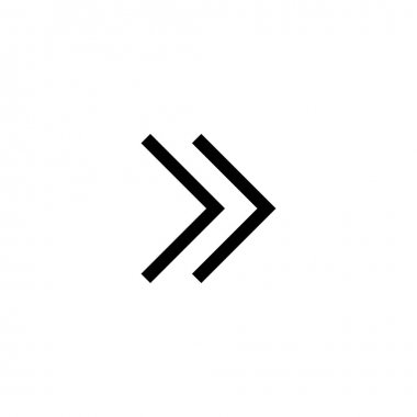 Ok büyük siyah simge. Ok simgesi. Imleç. Modern basit oklar. Vektör çizimi.